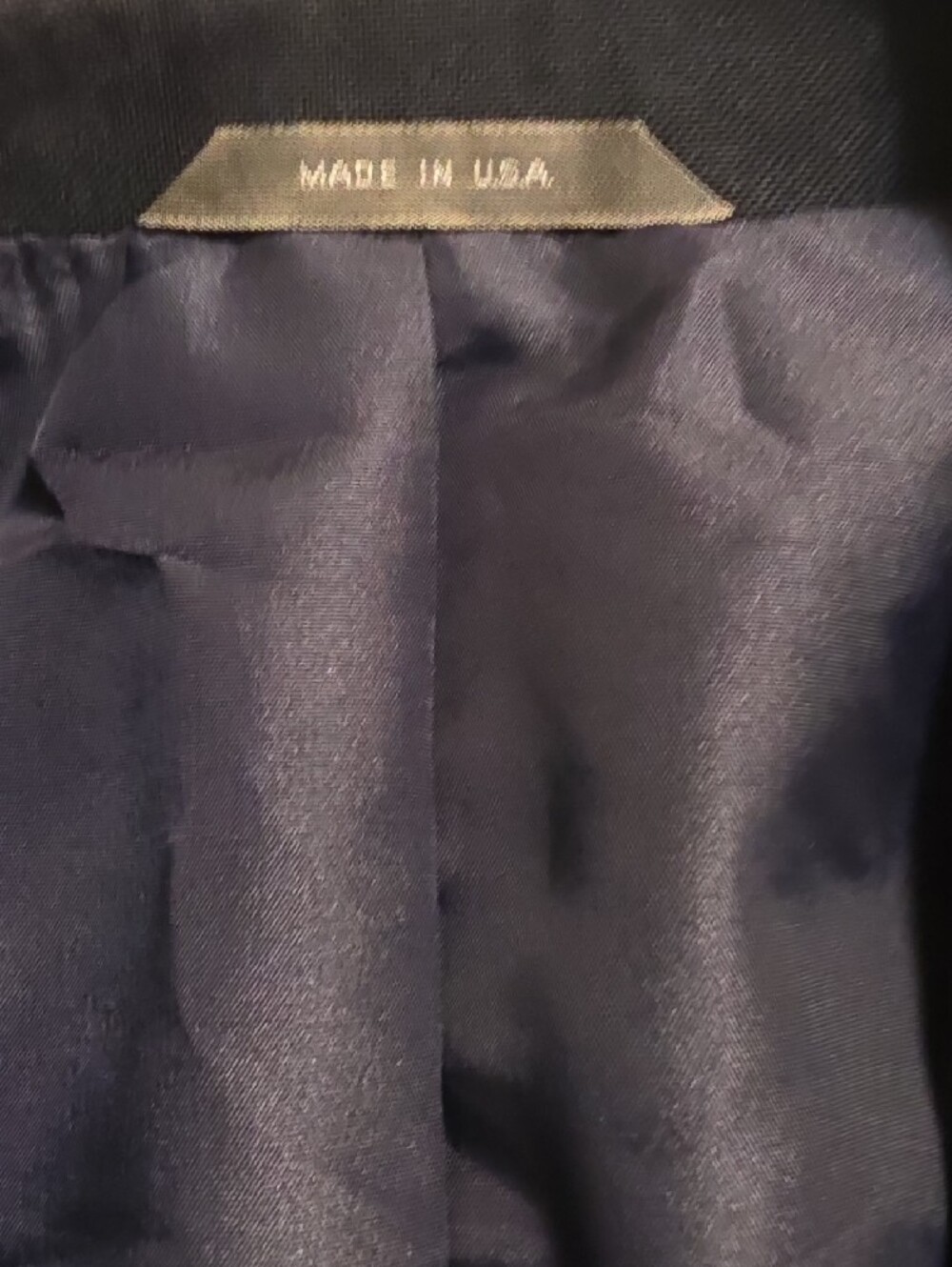 Haggar Navy Blazer with Gold Buttons - Picture 8 of 8